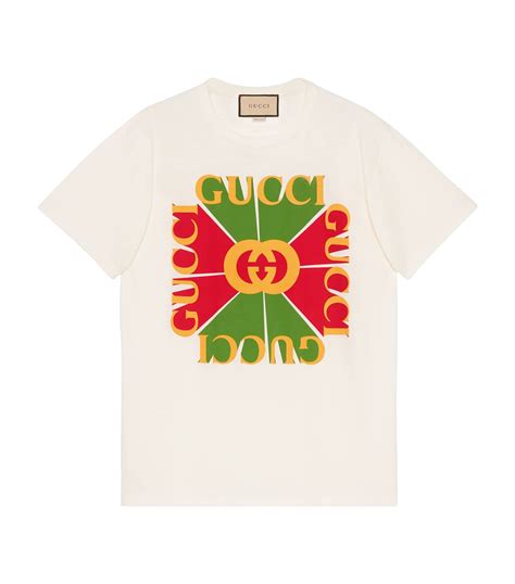 vintage gucci white t shirt|authentic Gucci shirt.